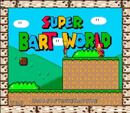 super bart world Super Bart World: un Super Mario World con Bart protagonista