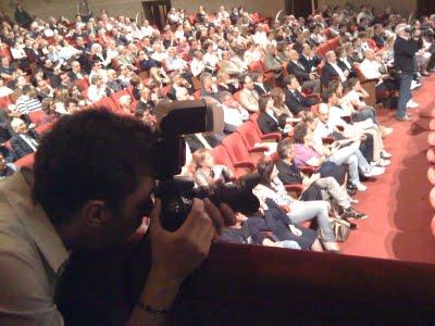 il Giro d'Italia ha fatto la sua prima tappa al Teatro Donizetti martedì sera grazie a Promoeventi Sport...