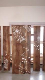 karyn fiebich_pannelli decorati con fiori