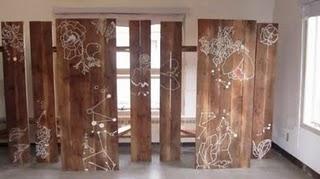 karyn fiebich_pannelli decorati con fiori