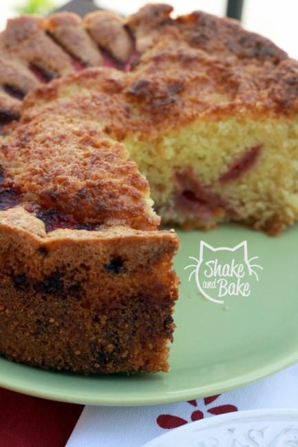 Cake al cioccolato bianco e fragole