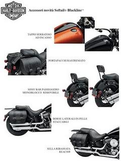 Accessori per il nuovo Softail Blackline