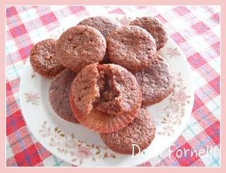 Muffins alla confettura di more