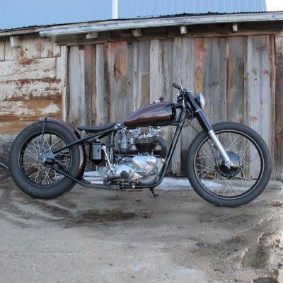 Triumph Bobber by Small City Cycles