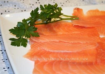 Salmone marinato