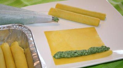 Cannelloni con la ricotta e spinaci