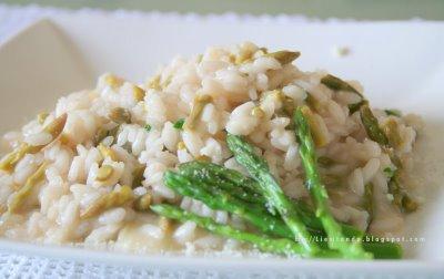 Risotto agli asparagi  selvatici