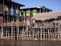 il lago Inle e i gabbiani smiling