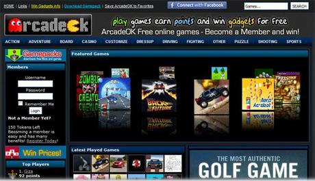 ArcadeOK: splendidi giochi gratis online