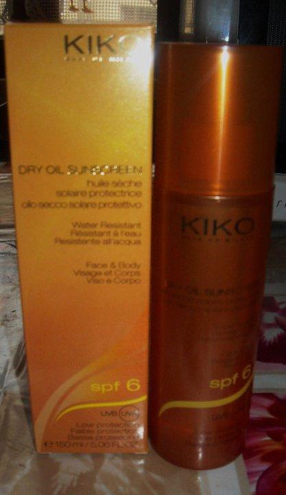 Kiko Make Up : Olio Secco SOlare SPF6