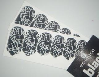 essence black&white; - nail fashion stickers