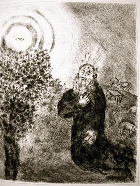 La Bibbia firmata Chagall: “Roveto ardente”