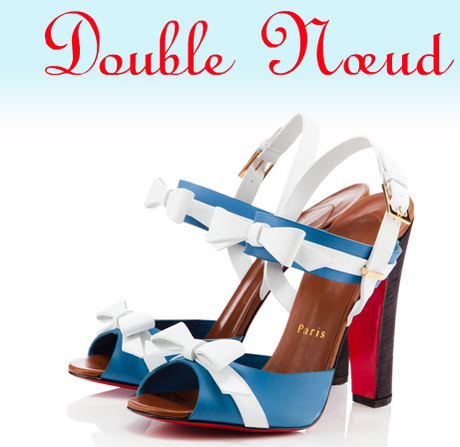 Oh…Delirium ç_ç!! Louboutin “Double Noeud” bow sandals