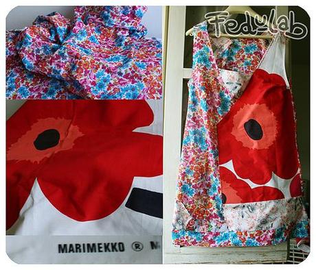 Marimekko + cotton flowers = new dress