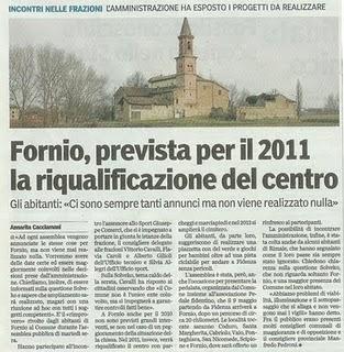 Fornio: non solo Solveco