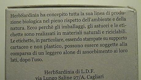 HerbSardinia, cosmetici naturali e biologici