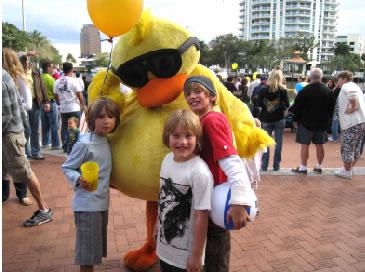 Duck Race in Florida