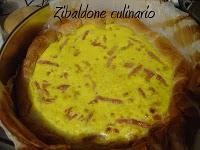 Quiche di pancetta affumicata e fontina