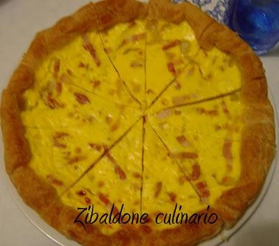 Quiche di pancetta affumicata e fontina