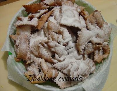 Le chiacchiere (frappe) di Carnevale