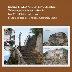 >Raduno italo-argentino di celiaci a Tropea