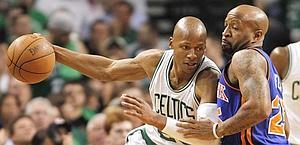 Ray Allen, decisivo in gara-1 contro New York. Ap