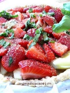 Crostata o Pie?  Fragole e Basilico.