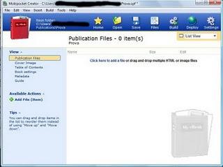 Creare e-books con Mobipocket Creator