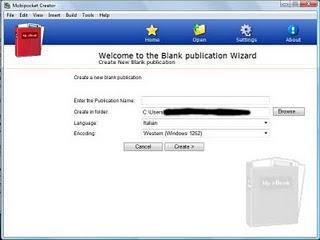 Creare e-books con Mobipocket Creator