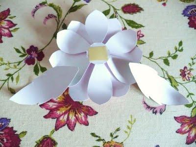 Fiori per scrapbooking, card making o decorazioni: Margherite Set