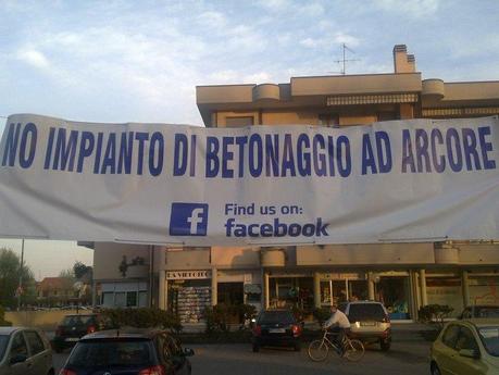 all'impianto betonaggio Arcore