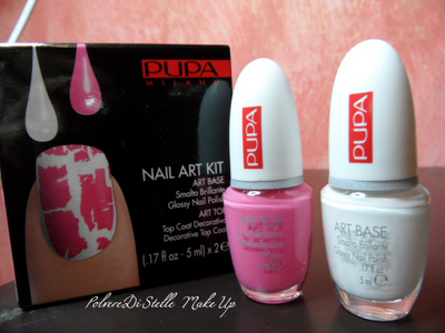 Review:NAIL ART KIT  White & Pop Pink PUPA