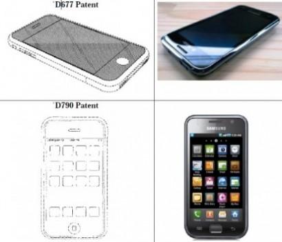 apple samsung 414x355 410x351 Apple fa causa a Samsung per aver copiato il look di iPhone e iPad