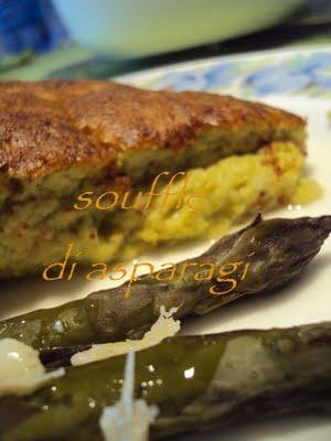 soufflé di asparagi