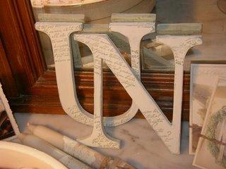 WOOD SHABBY COUNTRY LETTERS AND BAEUTIFUL NEWS