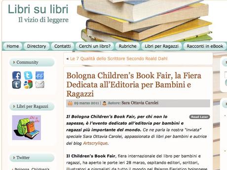 Books/Collaborations| Children's Book Fair for Libri su Libri