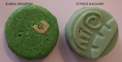 LUSH review: Karma shampoo e Jungle balsamo solido