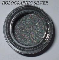 GOSH Effect powder: Plummy, Holographic Silver, Meringue