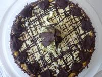 Cheesecake con copertura al cioccolato (immagini e link ricetta)