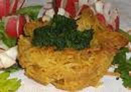 Cestini di spaghetti