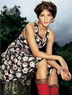 Mayara Marchi in D&G; su Glamour Russia