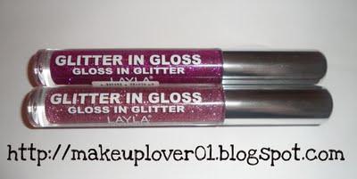 Layla Cosmetics Glitter in Gloss REVIEW + SWATCHES