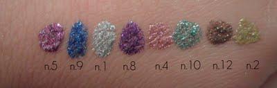 Layla Cosmetics Glitter in Eyeshadow REVIEW + SWATCHES