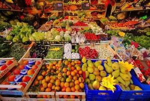 mercato, frutta, verdura
