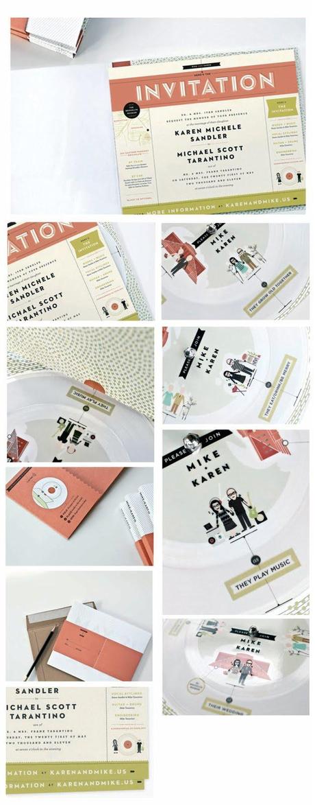 Wedding invitation booklets