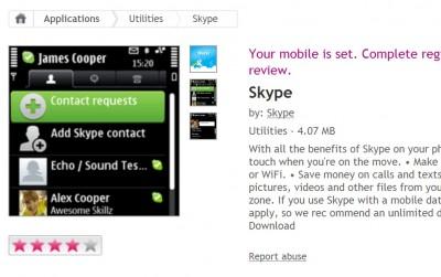 [Update] Skype v.2.05 per Symbian