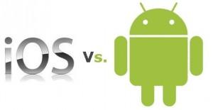 iOS VS Android 300x155 iOS  domina il mercato globale