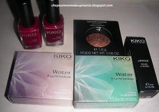 Prodotti acquistati da KIKO!! (review)