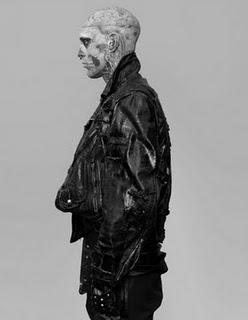 Rick Genest in 'Anatomy of a Murde'r by Steven Klein Rick Genest in 'Anatomy of a Murde'r by Steven Klein