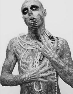 Rick Genest in 'Anatomy of a Murde'r by Steven Klein Rick Genest in 'Anatomy of a Murde'r by Steven Klein